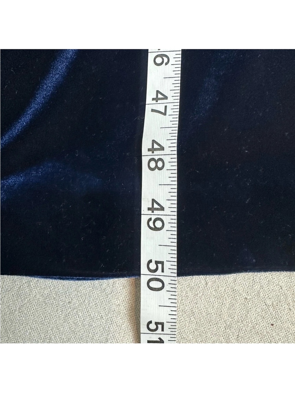 Vintage Y2K All That Jazz Size XS/S Velvet Formal Dress Navy Blue Beaded Accent - Picture 13 of 14